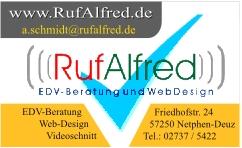 Visitenkarte: Rufalfred (Alfred Schmidt)